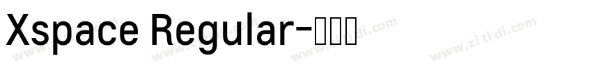 Xspace Regular字体转换